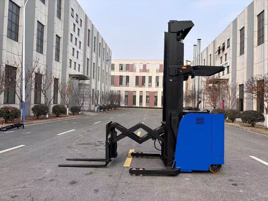 Fit to High-density Storage Capacity 1.5 Ton 1500 kg  Double-reach Electric Forklift  Truck  Height 7000 mm